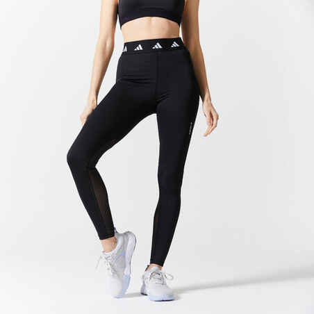 Women's Cardio Fitness Leggings Techfit - Black