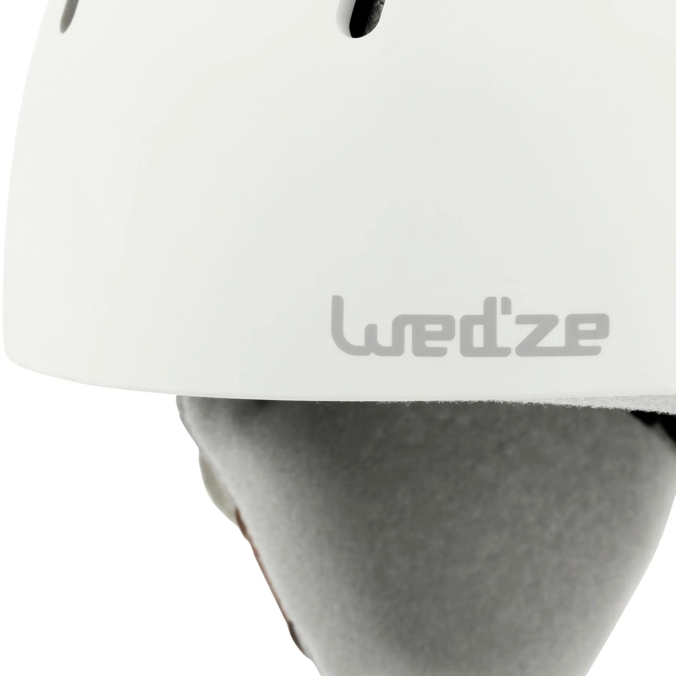 Wed'ze Feel 300 Children's Skiing and Snowboarding Helmet - White-15 5/14