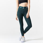 Mallas Leggings Brand Love Fitness Cardio Adidas Mujer Verde