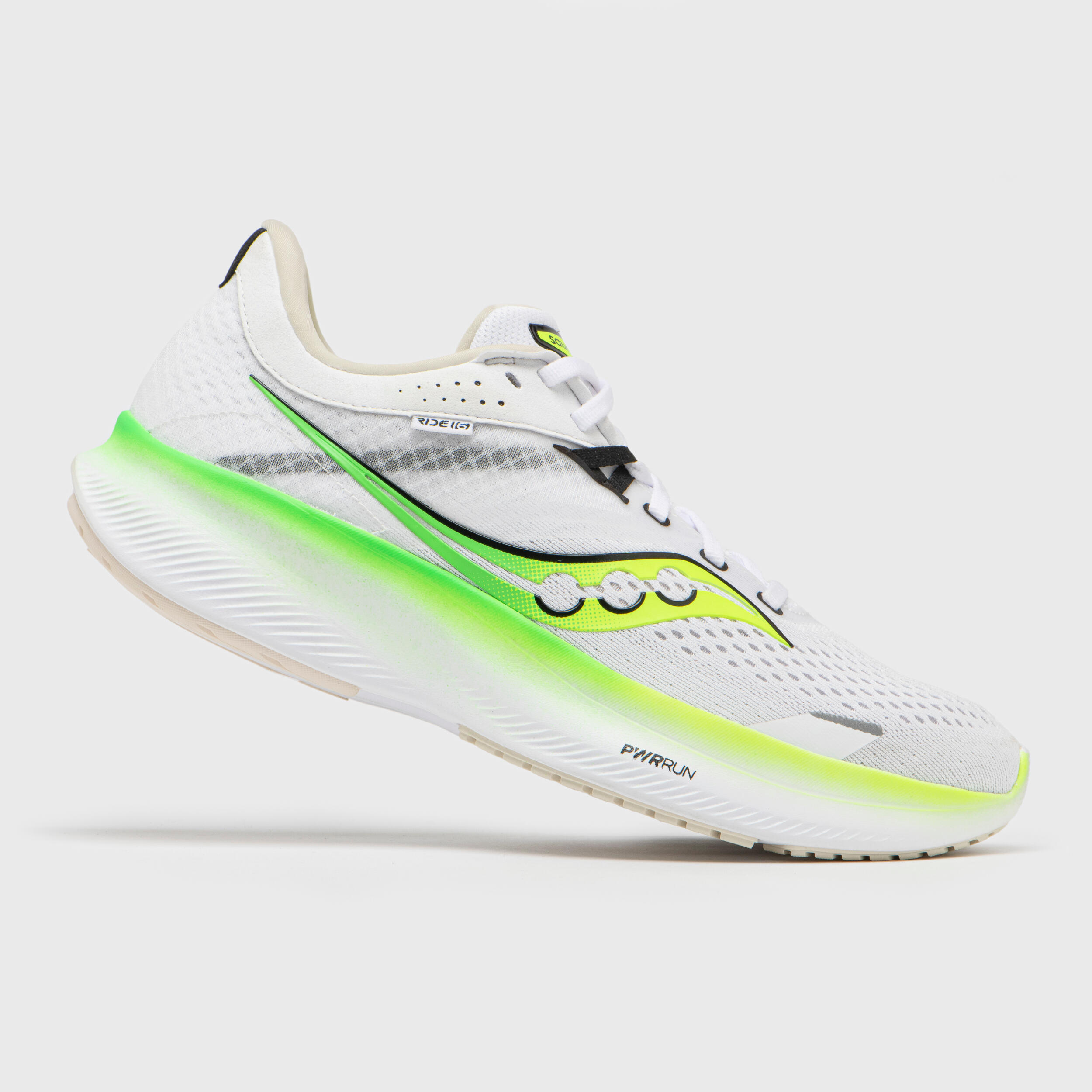 Chaussures running Homme - Saucony Ride 16 blanche verte AW23 5/8