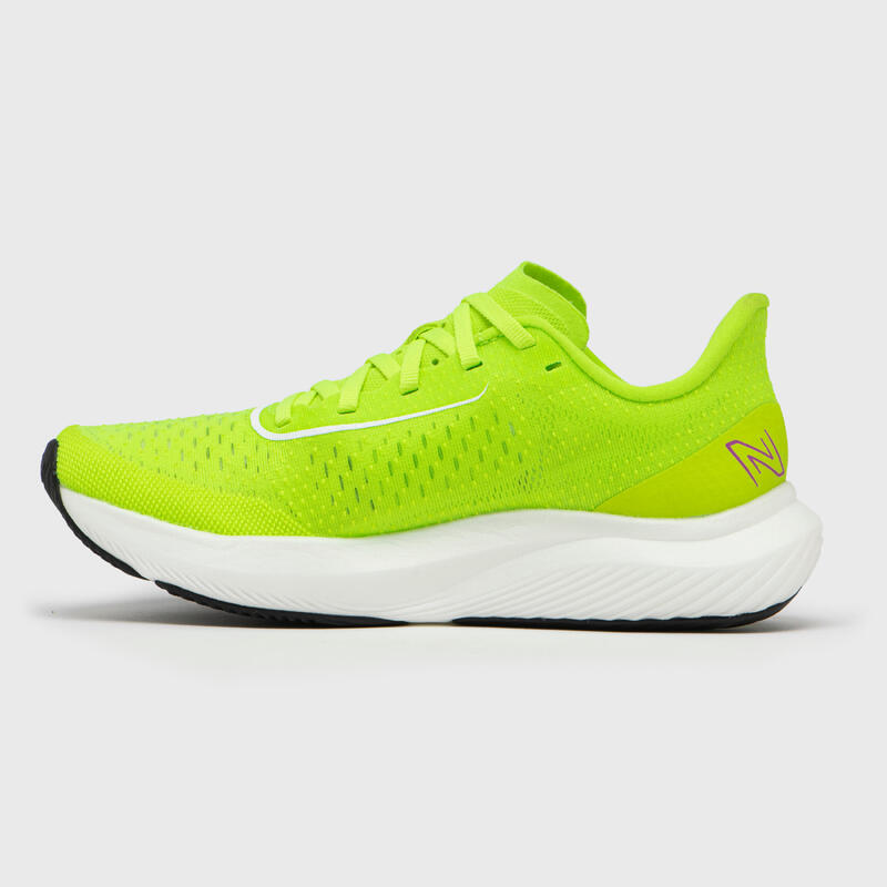 Hardloopschoenen voor dames Rebel V3 fluogeel