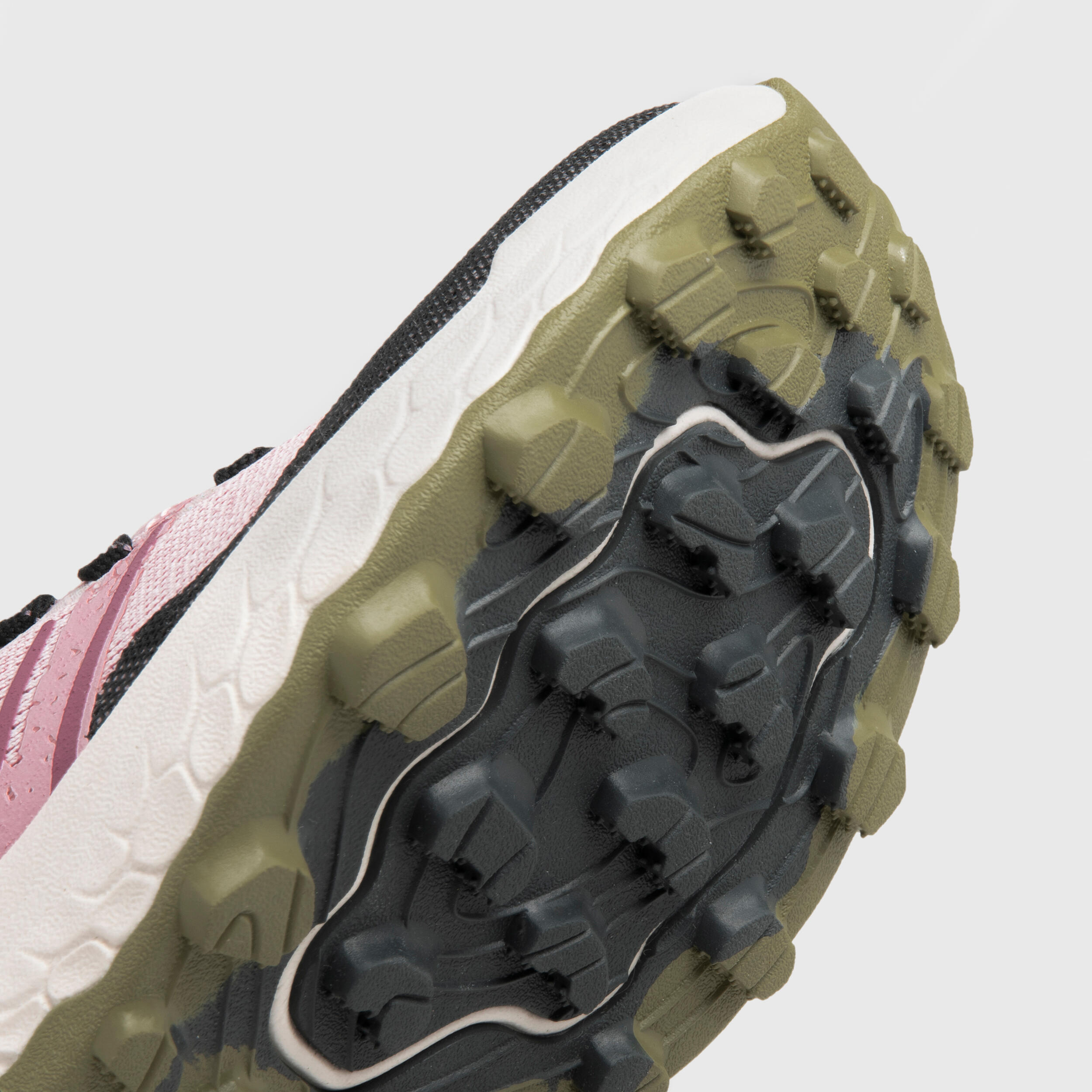WOMEN'S NEW BALANCE HIERRO V7 TRAIL RUNNING SHOES - STONE PINK 9/10