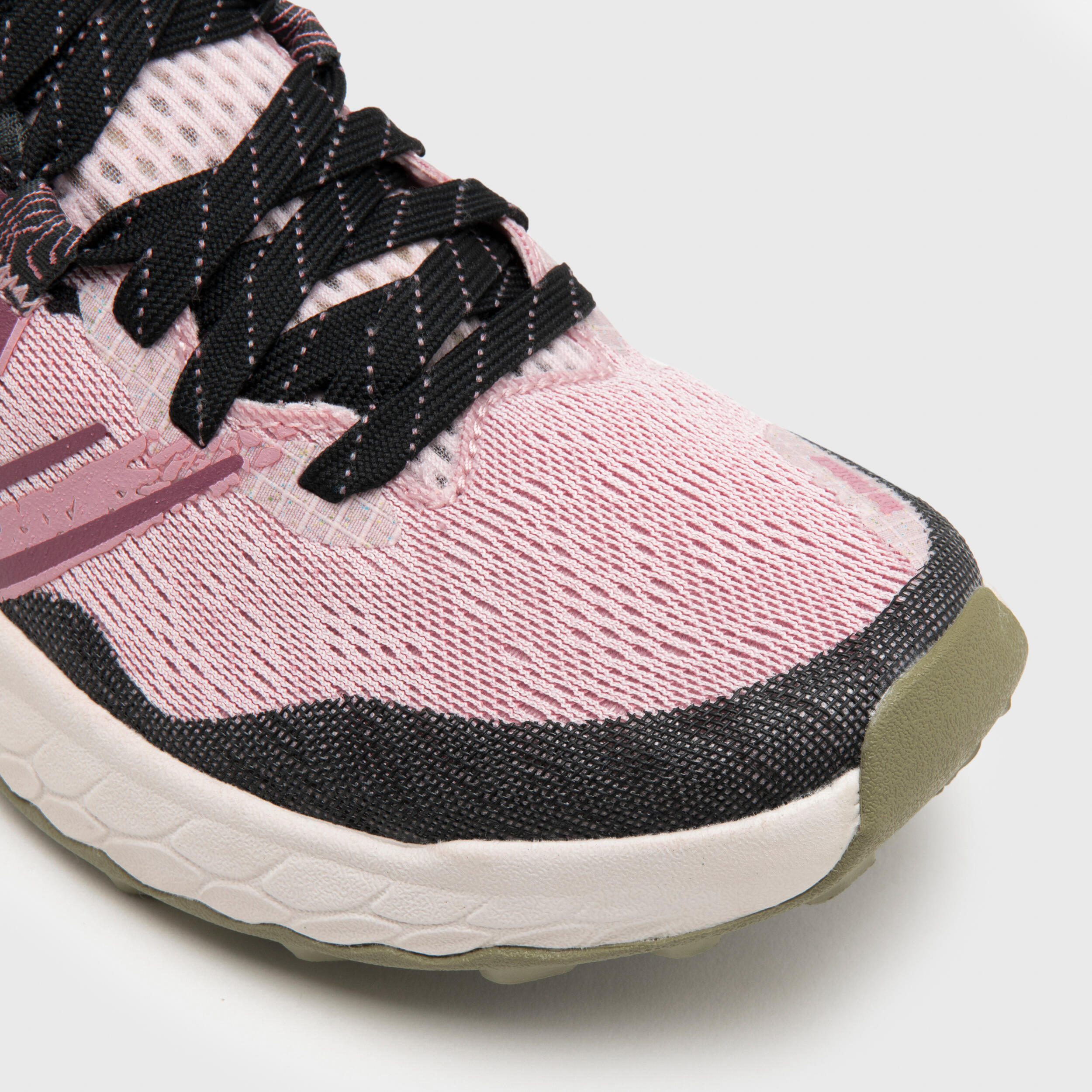 WOMEN'S NEW BALANCE HIERRO V7 TRAIL RUNNING SHOES - STONE PINK 8/10