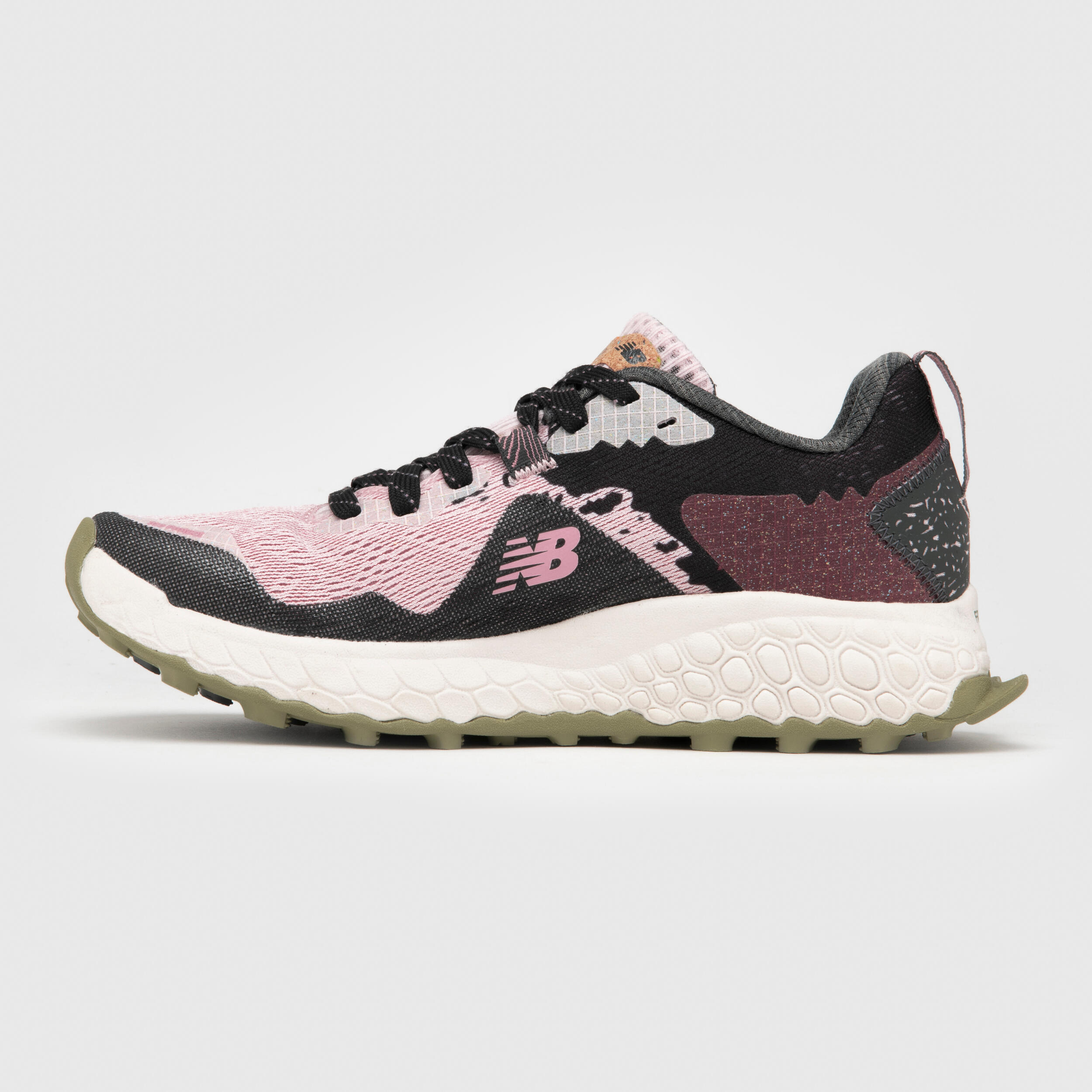 WOMEN'S NEW BALANCE HIERRO V7 TRAIL RUNNING SHOES - STONE PINK 3/10