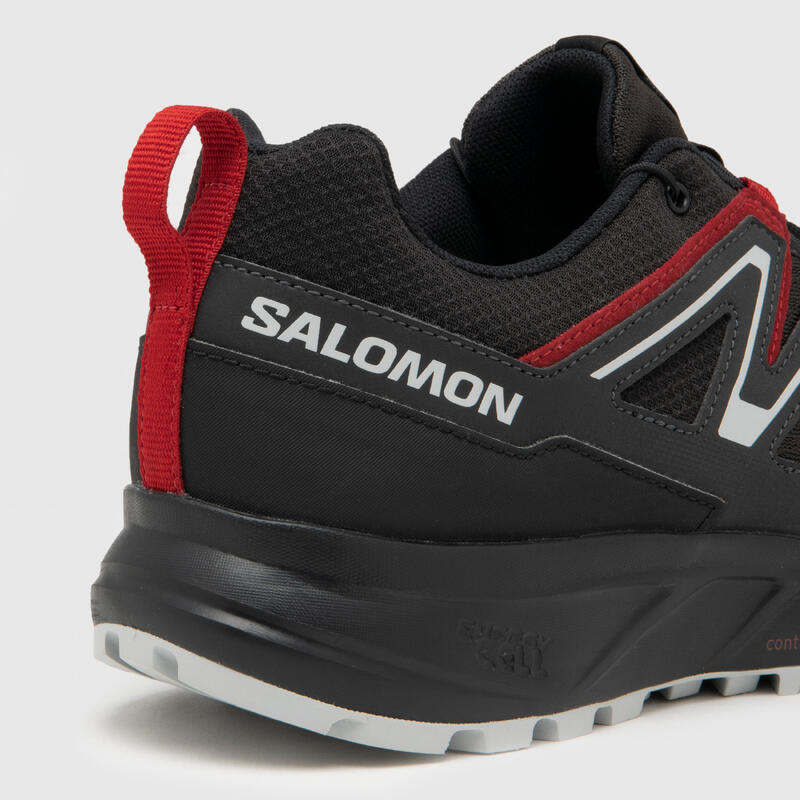 CHAUSSURE DE TRAIL RUNNING POUR HOMME - SALOMON SUPERA TRAIL 2 NOIR ROUGE