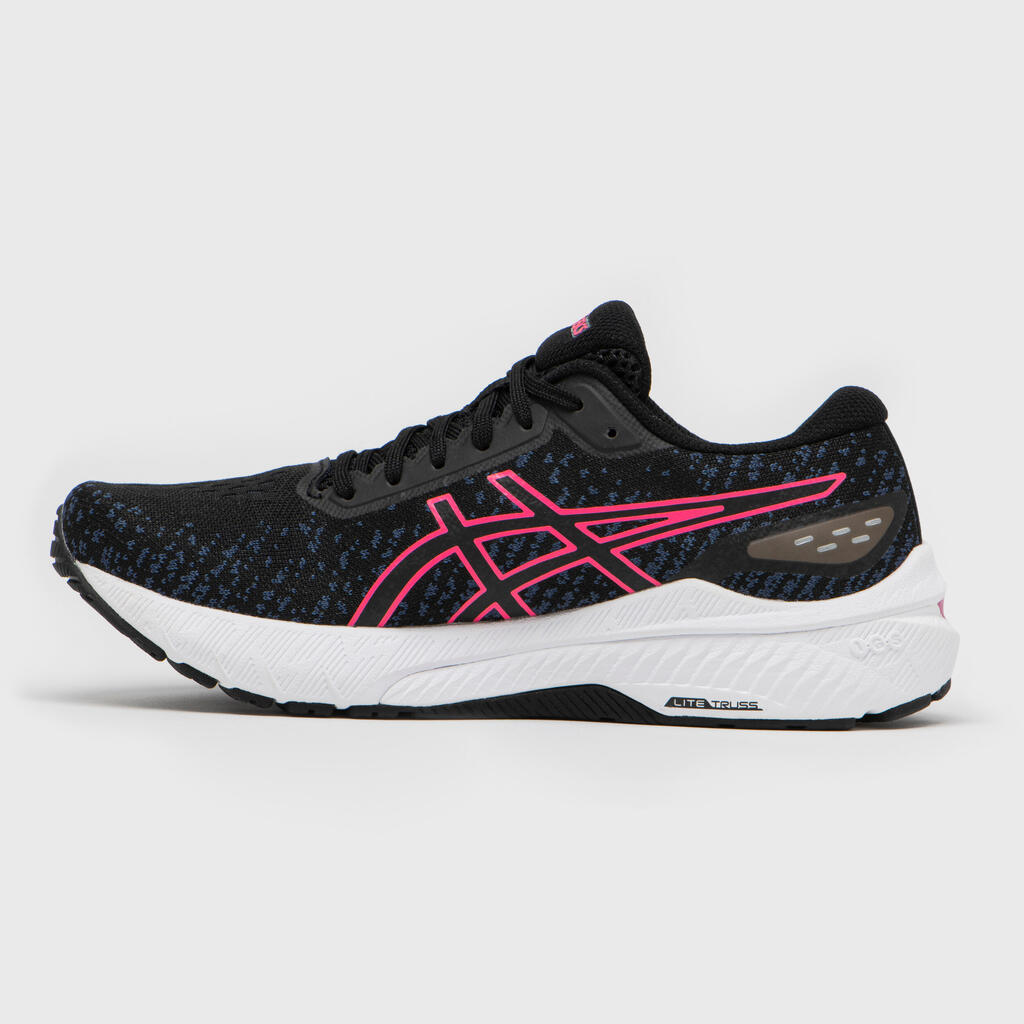 WOMEN'S ASICS GEL GLYDE 4 RUNNING SHOES - BLACK PINK