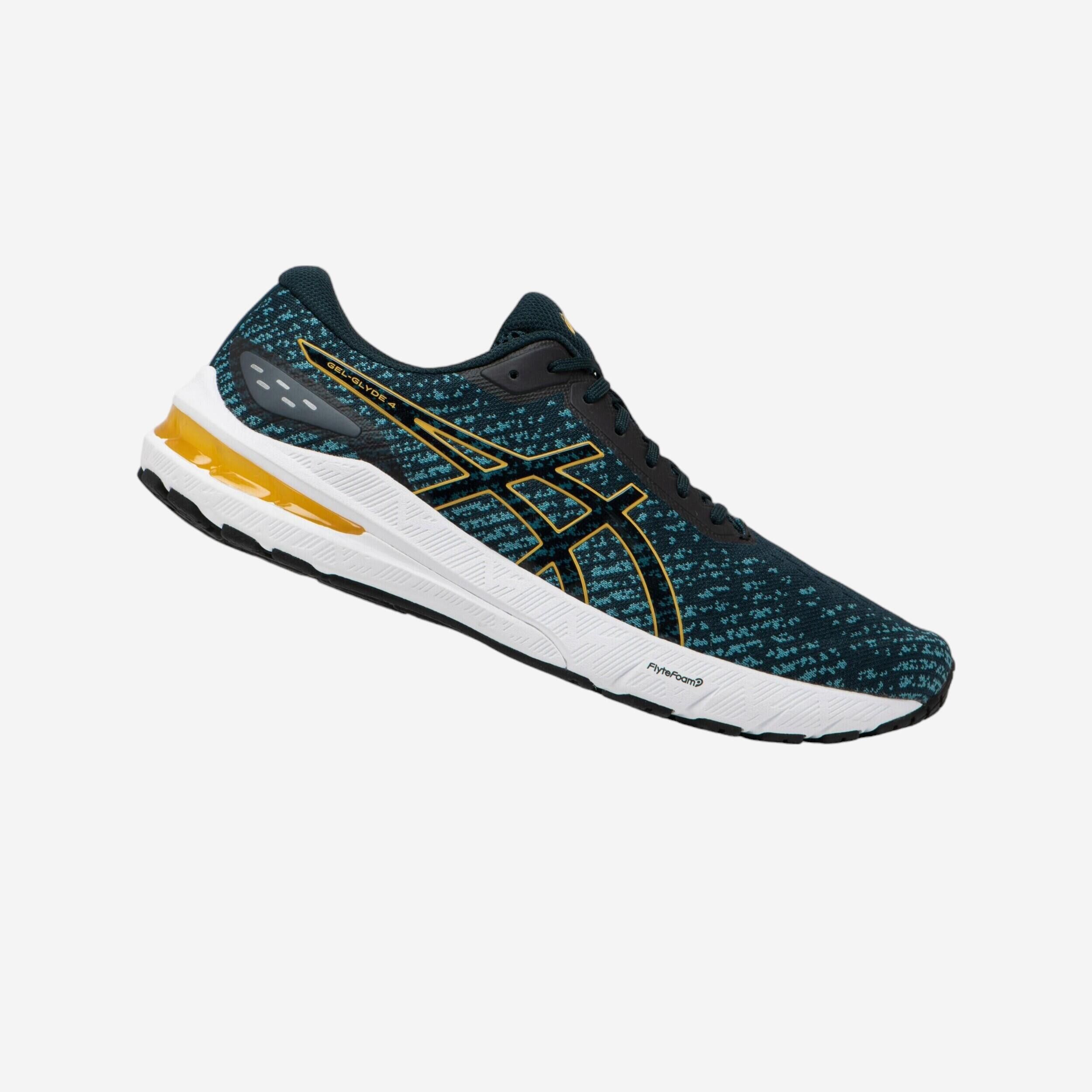 ASICS Men's GEL GLYDE 4 Running Shoes - blue orange