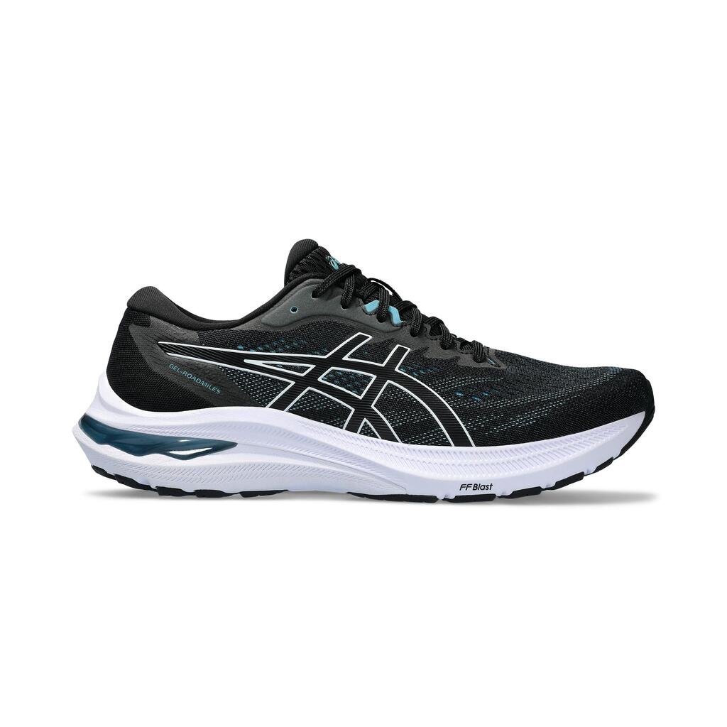 Moteriški bėgimo bateliai „Asics Gel Roadmiles“, juodi, balti, AW23