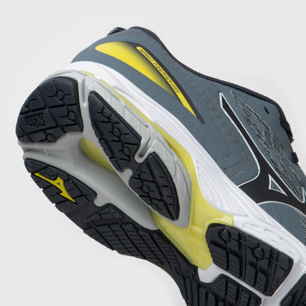 Men's Mizuno Wave Prodigy 5 running shoes - storm / white / sulphur spring