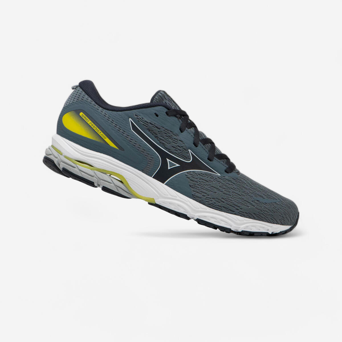 Chaussure de running homme Mizuno Wave Prodigy 5 orage / blanc / sulphur spring