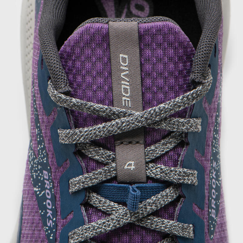 CHAUSSURE DE TRAIL RUNNING POUR FEMME BROOKS DIVIDE 4 PURPLE/NAVY