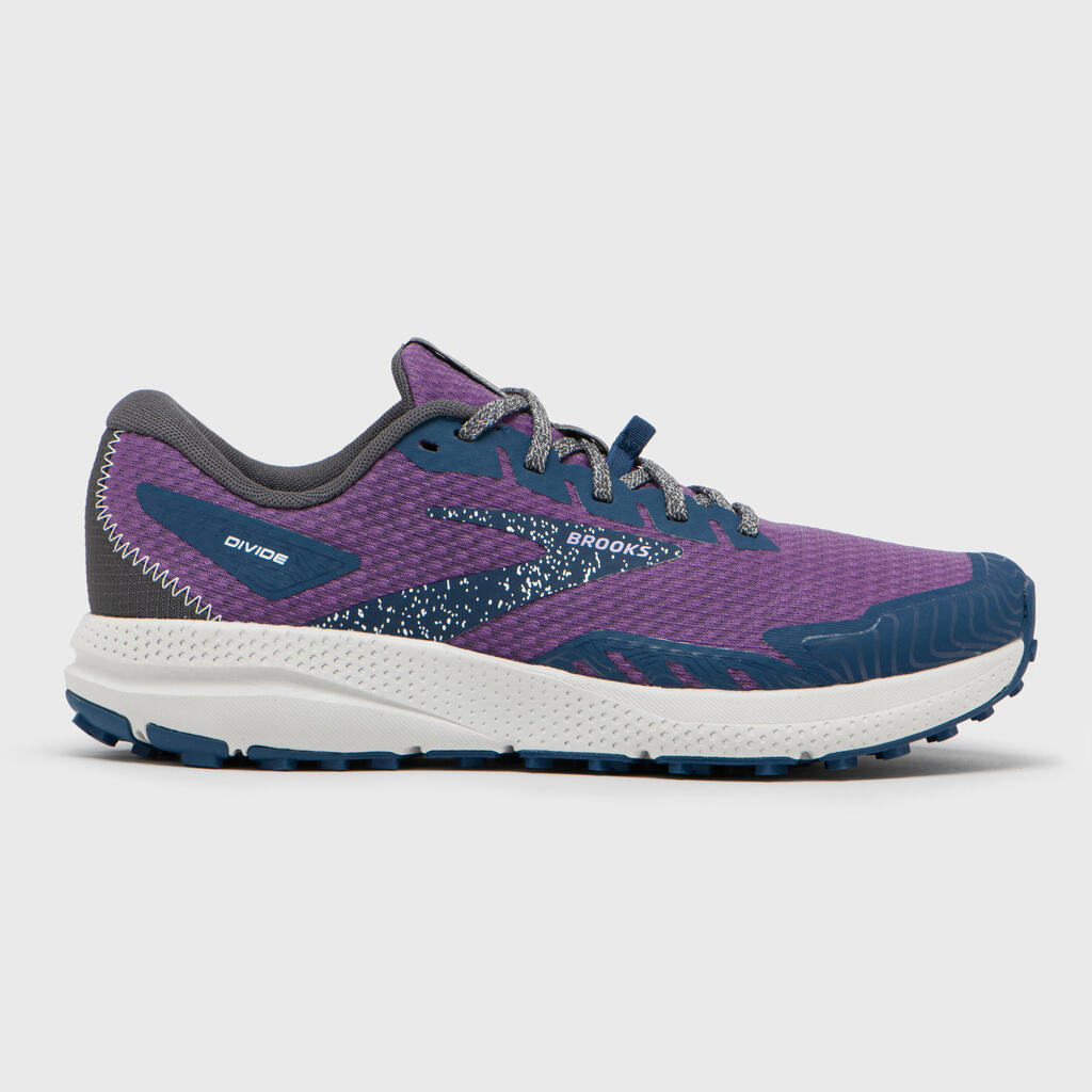Women's Trail Running Shoes - Brooks Divide 4 Purple/Navy