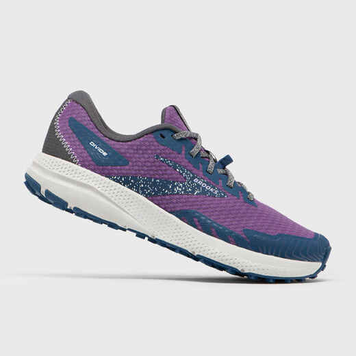 
      Women's Trail Running Shoes - Brooks Divide 4 Purple/Navy
  