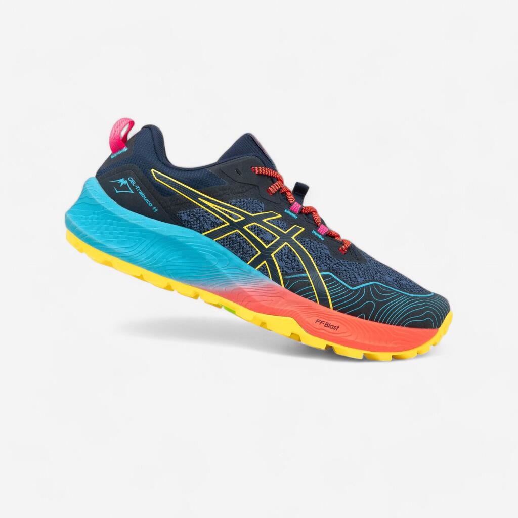 Vyriški bėgimo bekele bateliai „Asics Gel Trabuco 11“, mėlyni