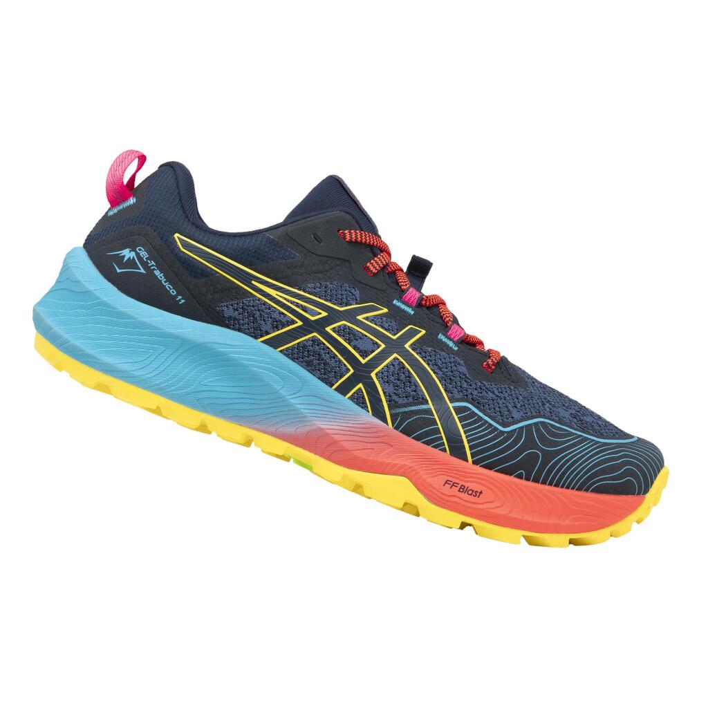 Vyriški bėgimo bekele bateliai „Asics Gel Trabuco 11“, mėlyni