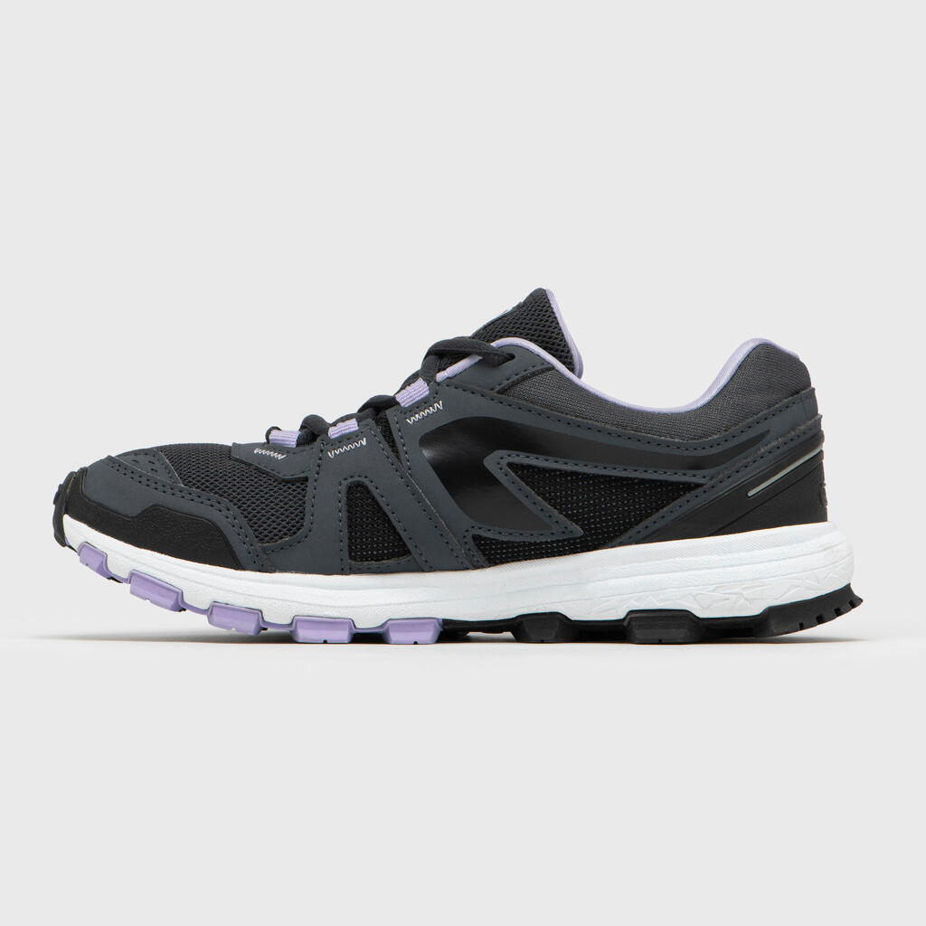 Kids KIPRUN GRIP trail running shoes - grey mauve