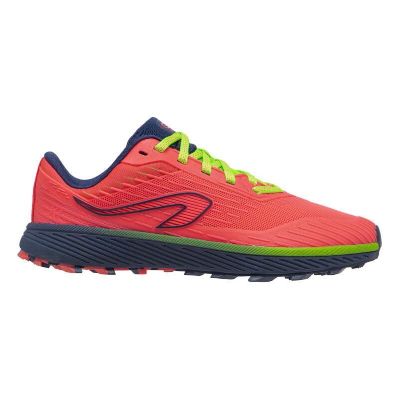 Hardloopschoenen voor trail running en cross country kinderen roze