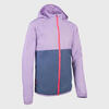 Cortaviento de running Niños transpirable - KIPRUN WINDBREAKER gris malva rosa