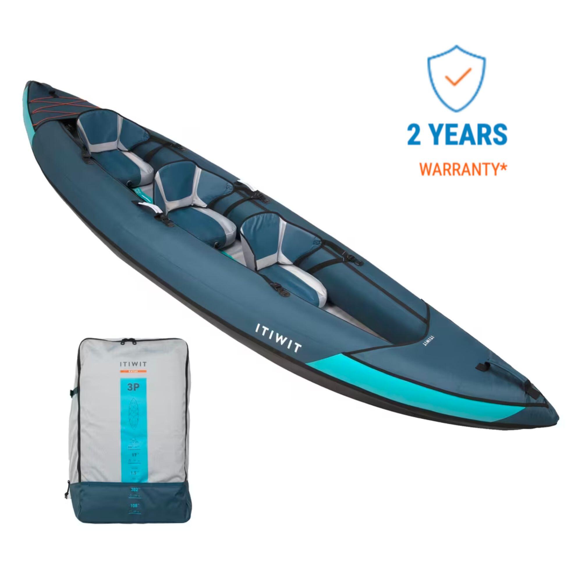 ITIWIT Canoa kayak touring 100 2-3 posti 