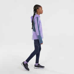 Παιδικό κολάν τρεξίματος χωρίς ραφές KIPRUN CARE 500 - Ναυτικό μπλε μοβ