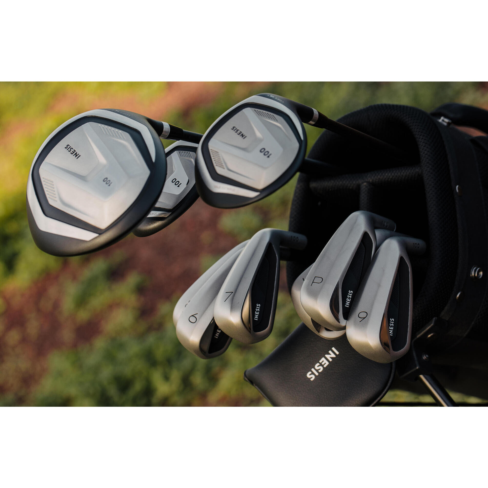 10-club right-handed steel golf set - INESIS 100