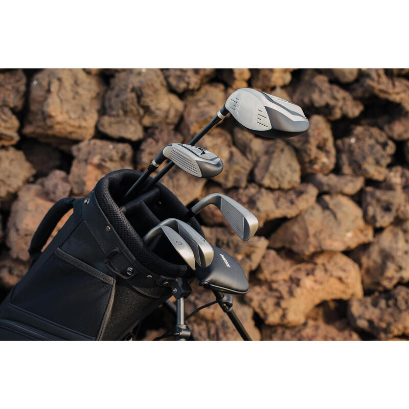 Demi-série golf 6 clubs gaucher graphite - INESIS 100