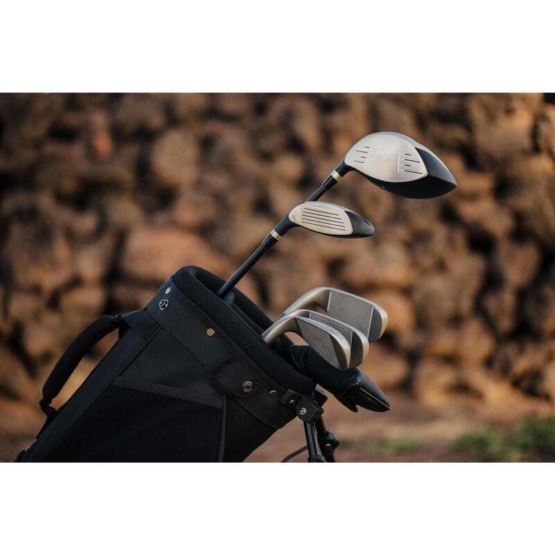 Demi-série golf 6 clubs droitier acier - INESIS 100