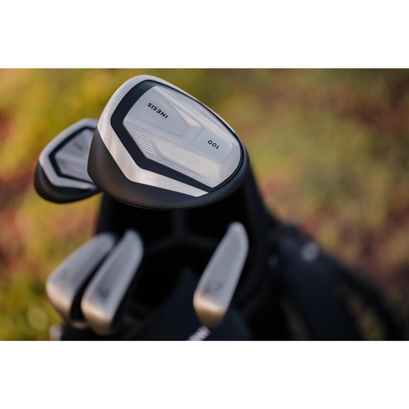 Demi-série golf 6 clubs gaucher acier - INESIS 100