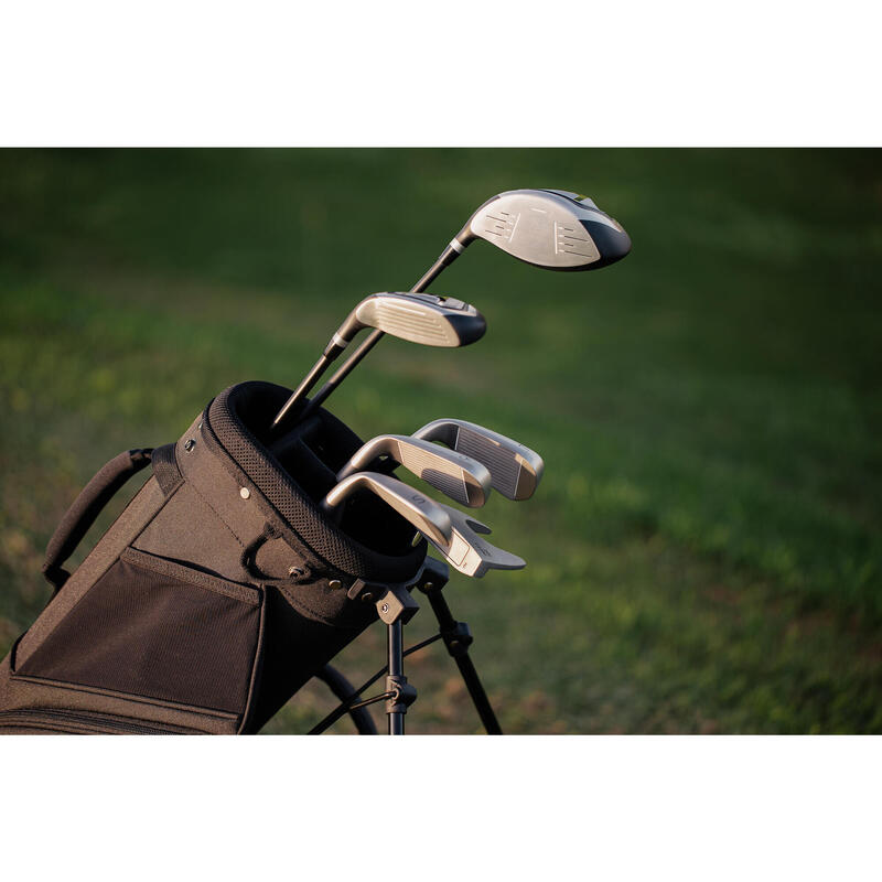 Demi-série golf 6 clubs droitier acier - INESIS 100