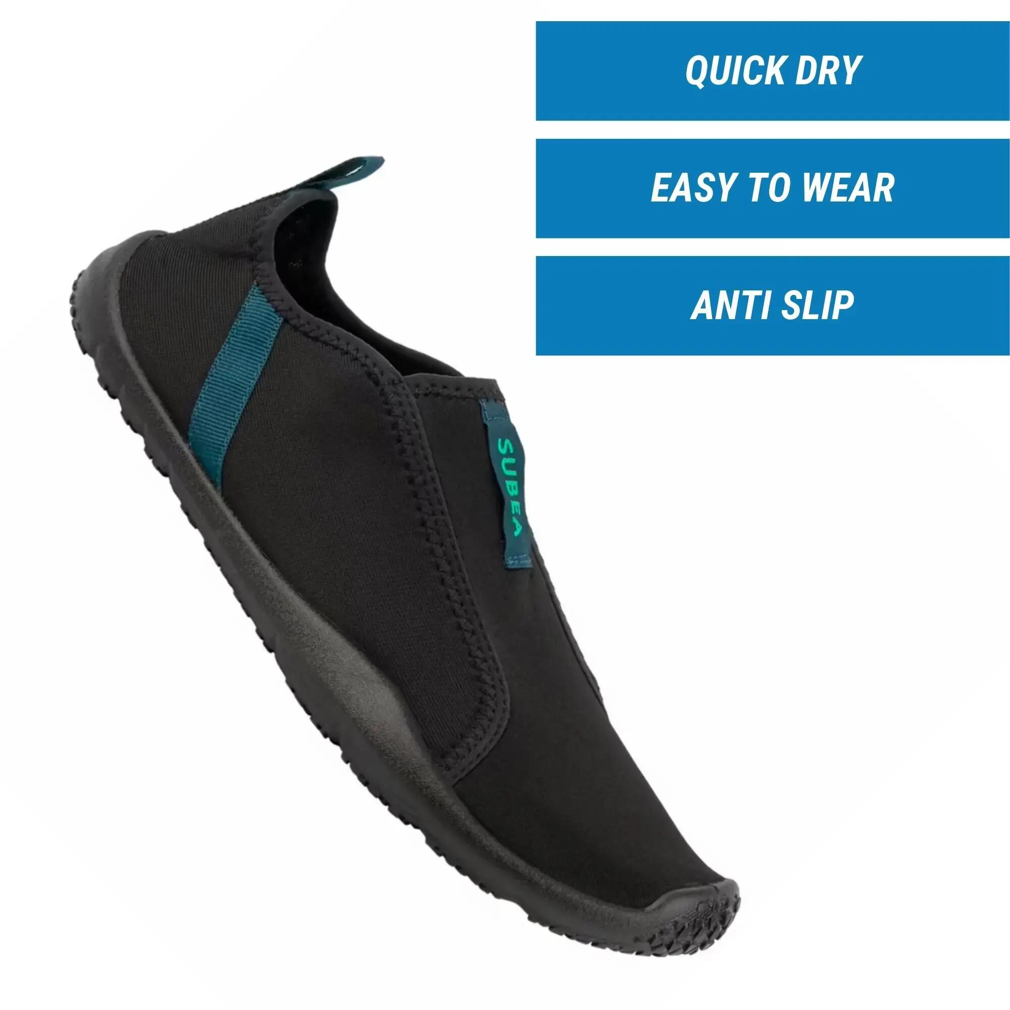 ZAPATOS DE AGUA UNISEX 120 NEGRO - SUELA ANTIDESLIZANTE PARA RIOS Y PLAYAS 12/25