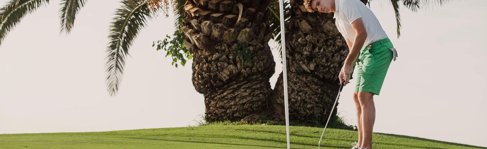Golf-Thomas-Levet-Putting-Débutant