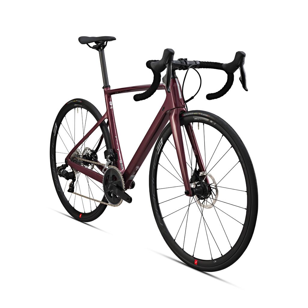 Rennrad Damen - EDR CF SRAM Rival AXS Powermeter rot