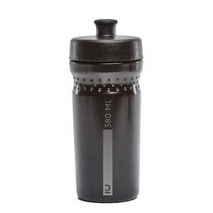 Bidón ciclismo niños infantil Btwin 500 negro gris 380 ml