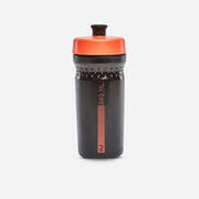 Bidon ciclism 500 380 ml Negru-Portocaliu Copii
