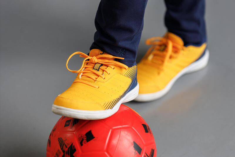 Buty do piłki nożnej halowej futsal dla dzieci Kipsta ESKUDO 500 KD