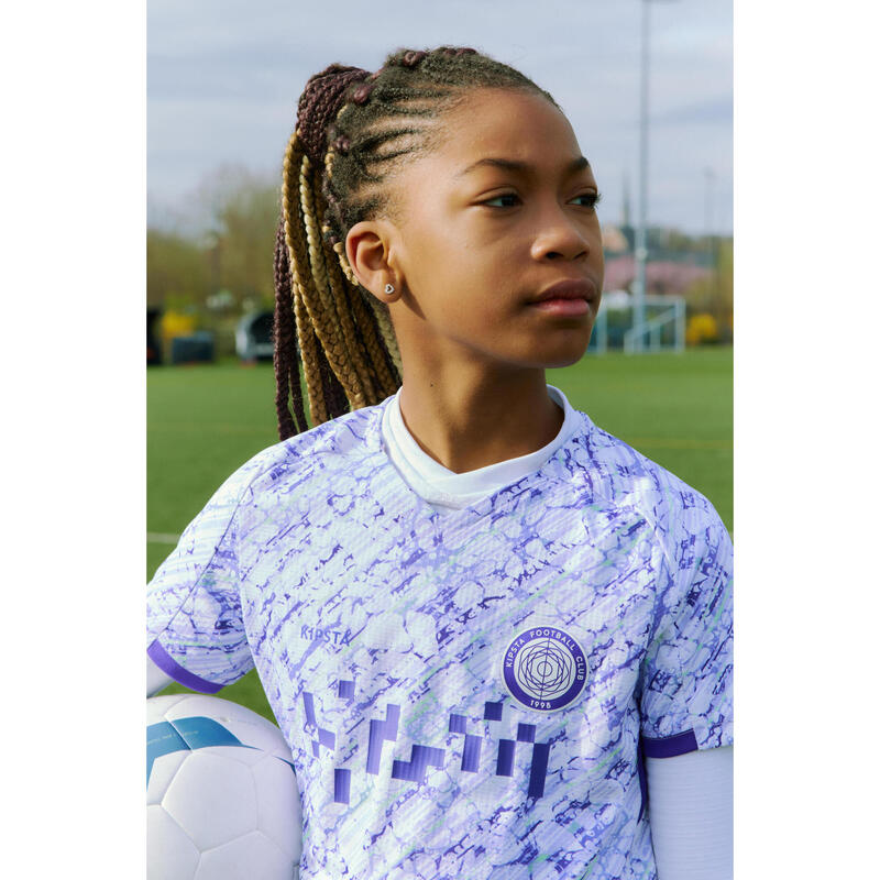 Mädchen Fussball Trikot - Viralto violett 