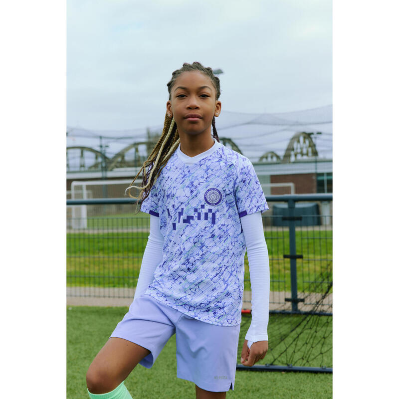 Maglia calcio bambina VIRALTO lilla