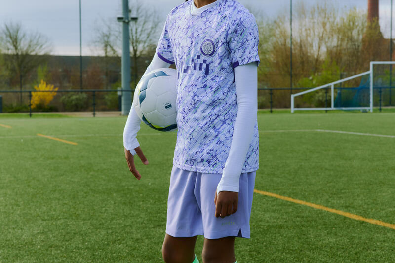 Koszulka do piłki nożnej dla dziewczynek Kipsta Viralto
