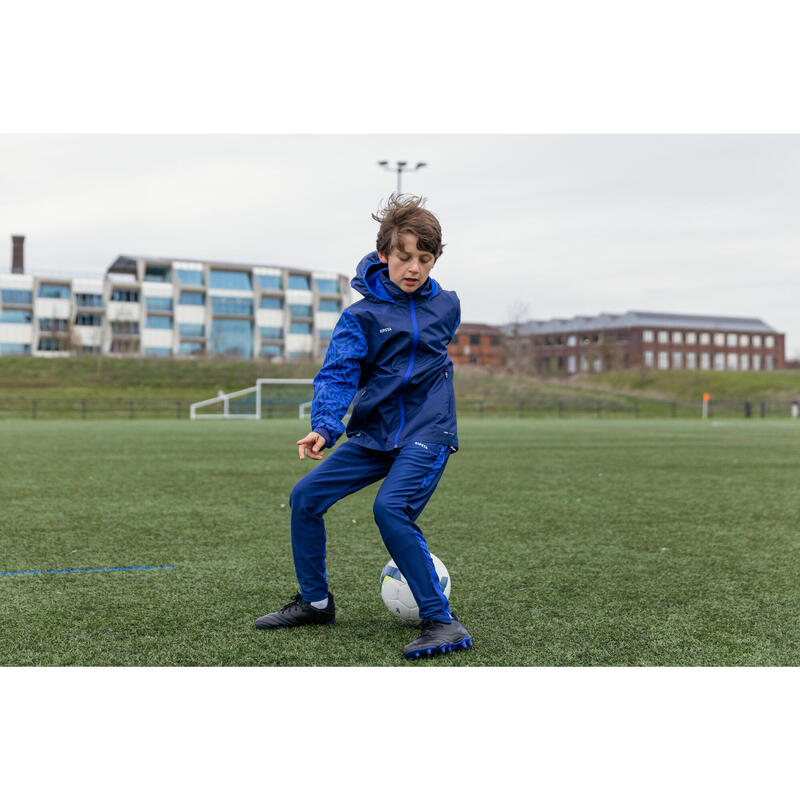 Pantalon de football  VIRALTO JR Letters marine et bleu.