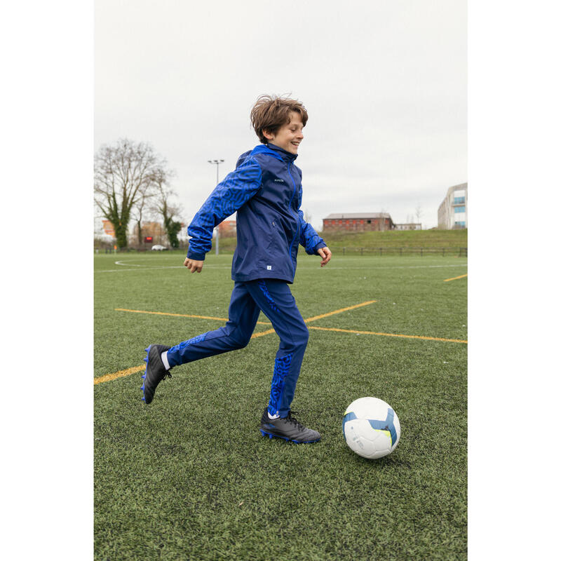 Pantalón de fútbol  VIRALTO NIÑO Letters azul marino y azul.