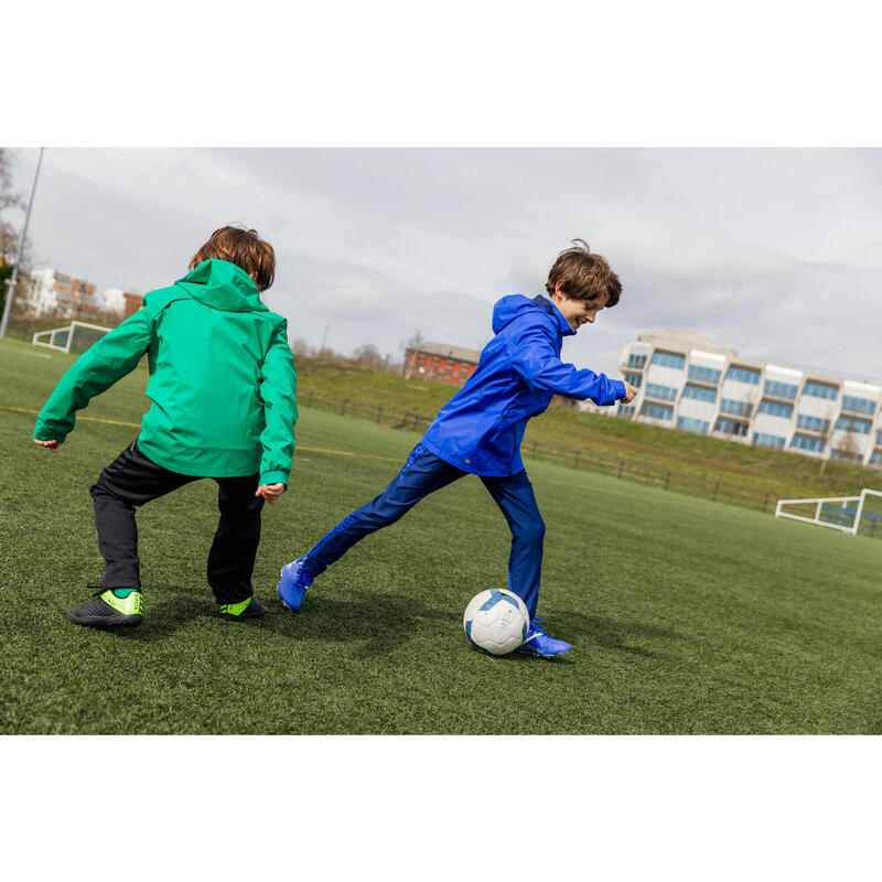 CHAQUETA IMPERMEABLE DE FÚTBOL VIRALTO CLUB JR AZUL