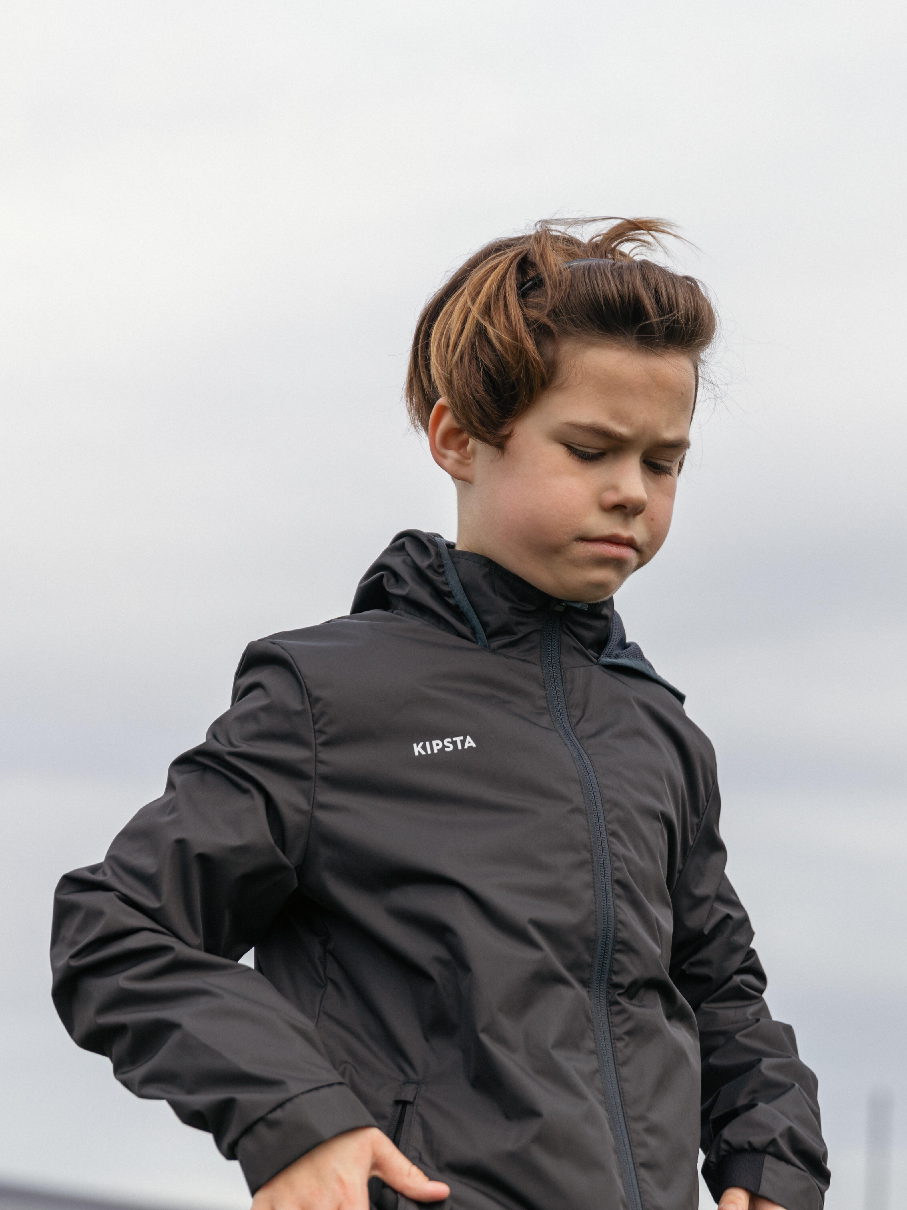 Kids' Rainproof Soccer Jacket - Viralto - KIPSTA