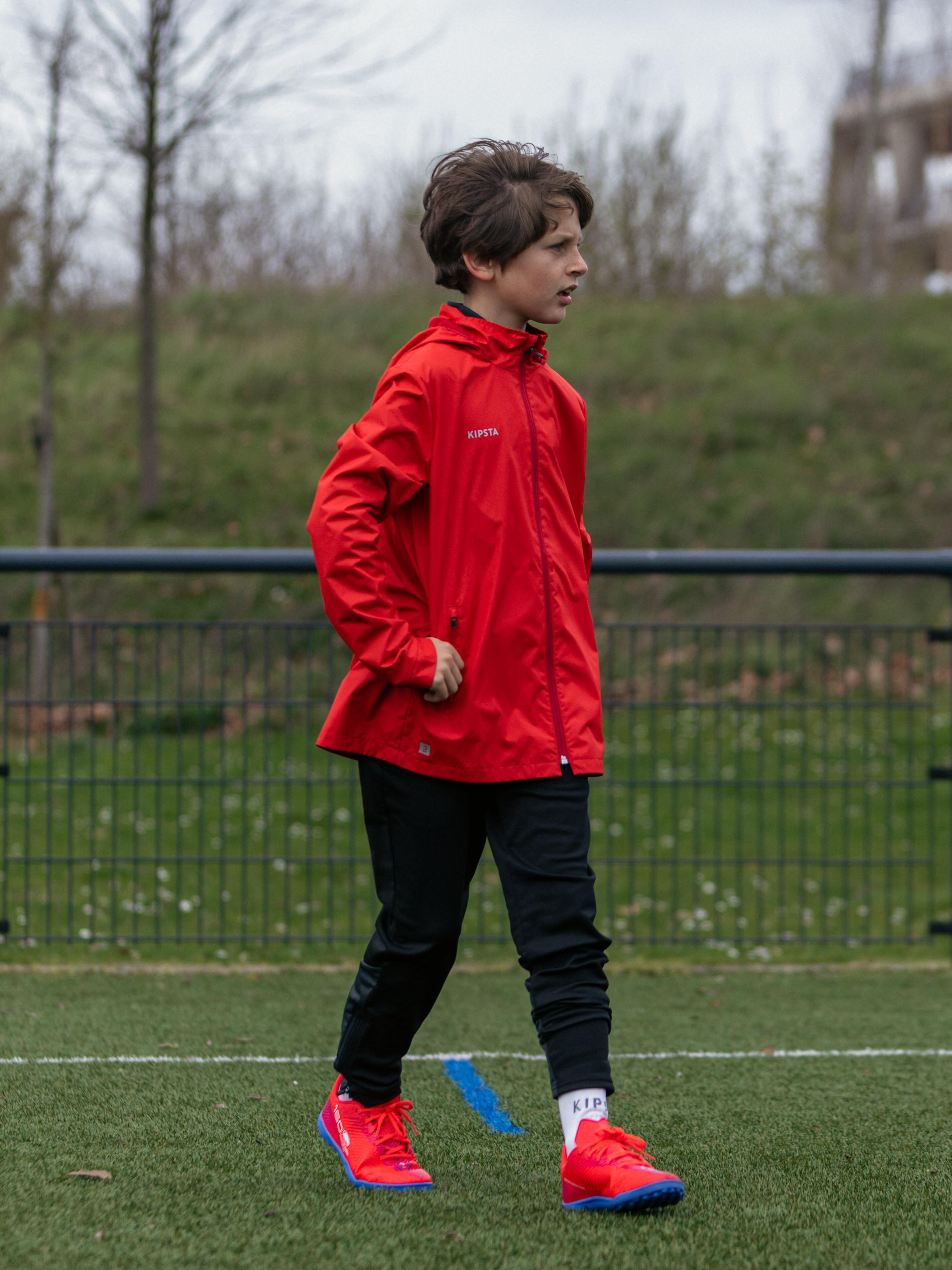 Coupe-pluie de football enfant, Viralto Club Junior rouge 22/22