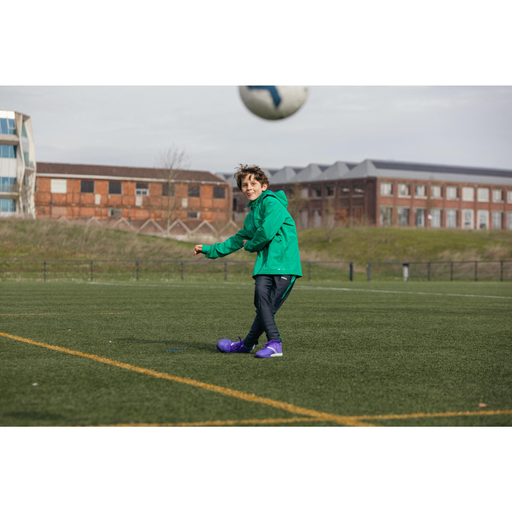 VIRALTO CLUB JR SOCCER RAINCOAT GREEN