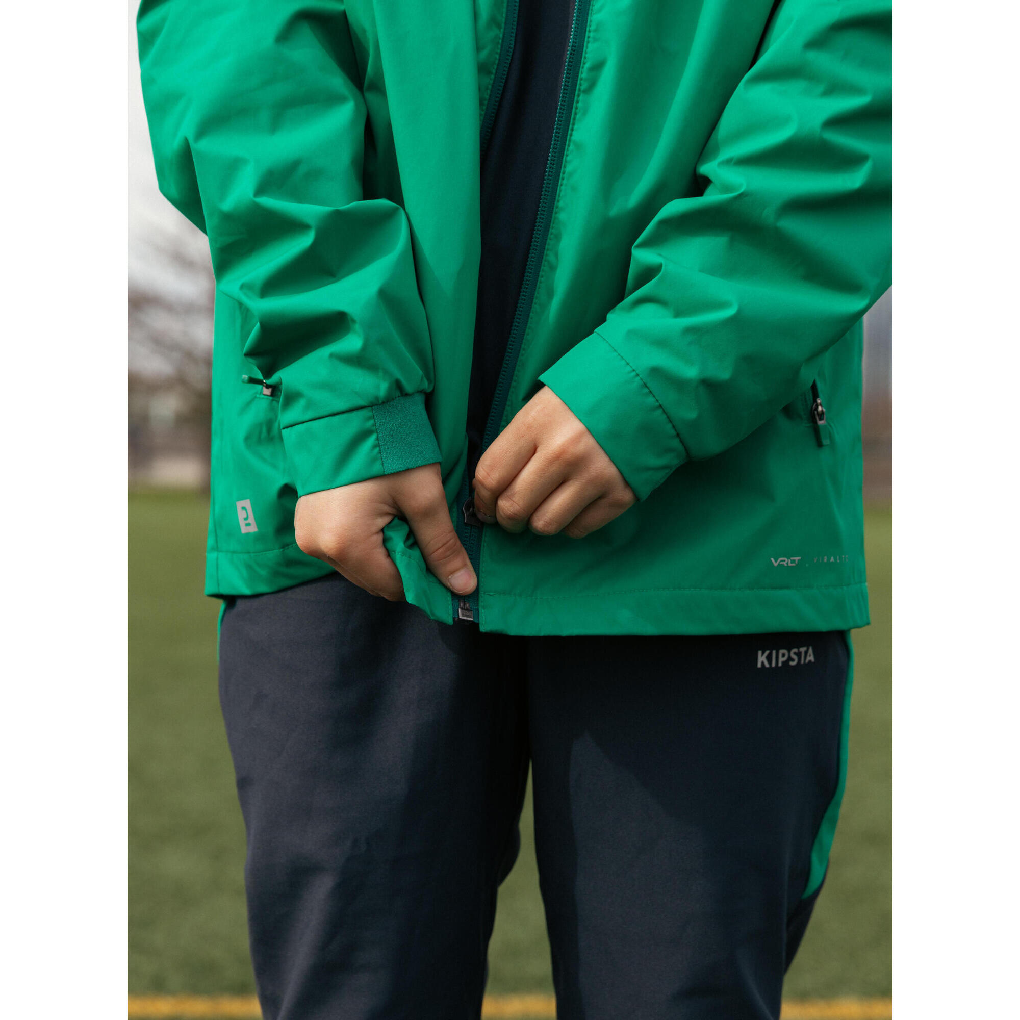 VIRALTO CLUB JR SOCCER RAINCOAT GREEN