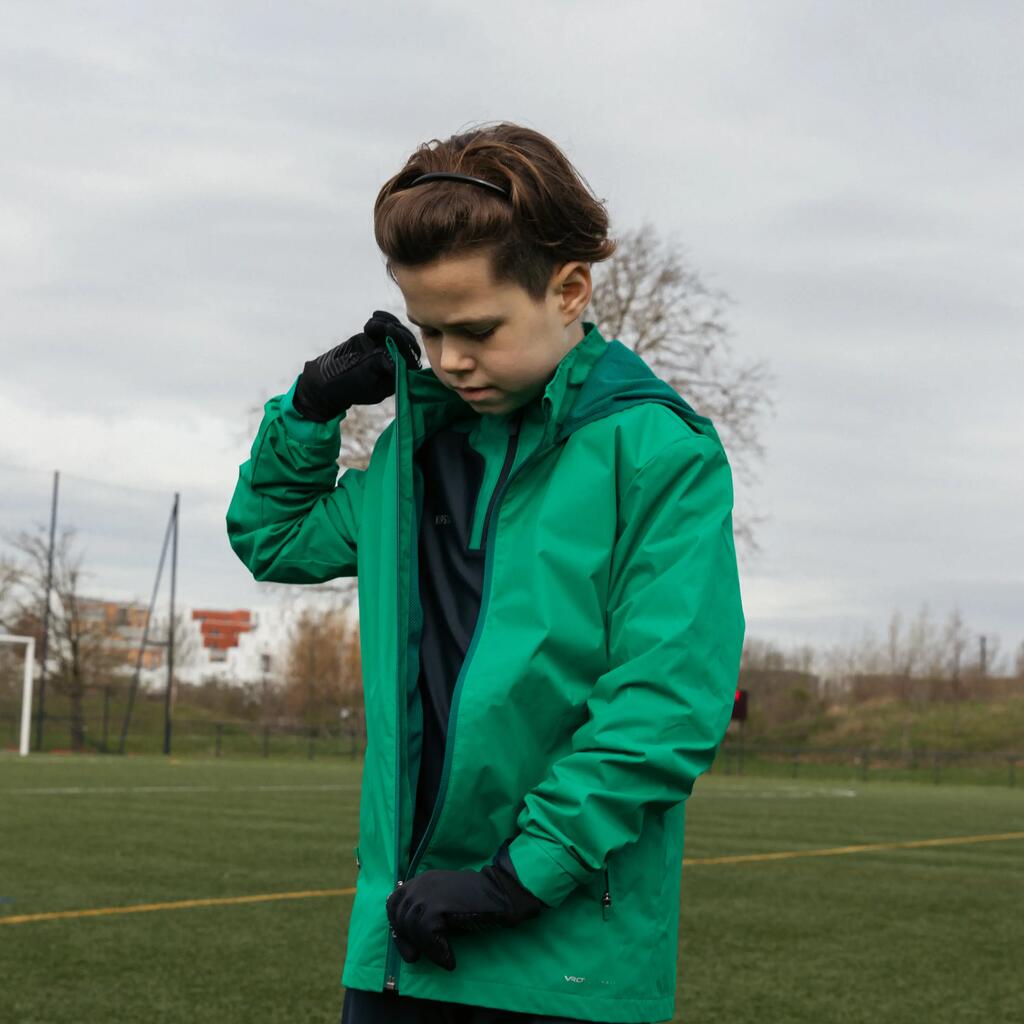 Kids' Football Rainproof Jacket Viralto Club - Blue