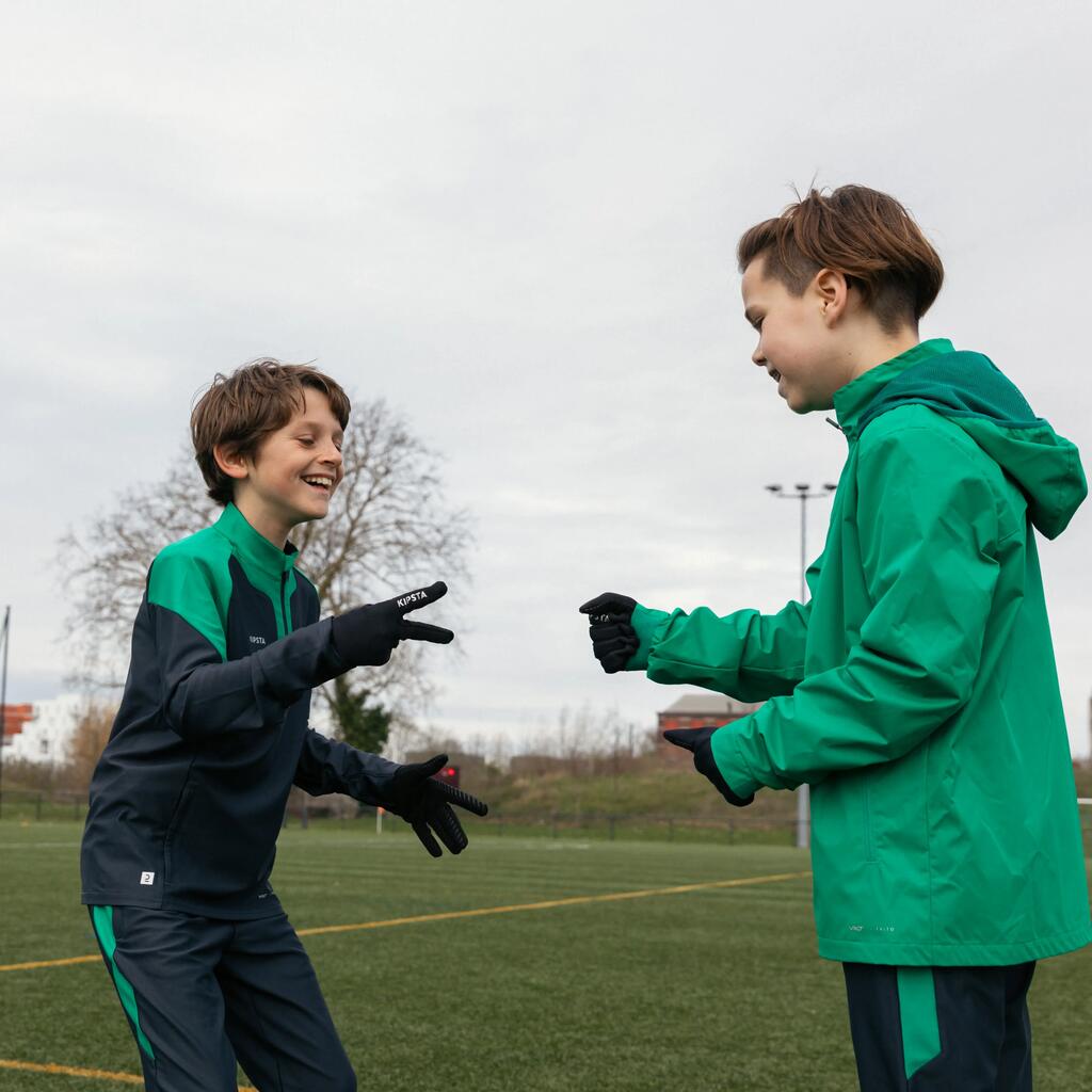 Kids' Football Rainproof Jacket Viralto Club - Blue