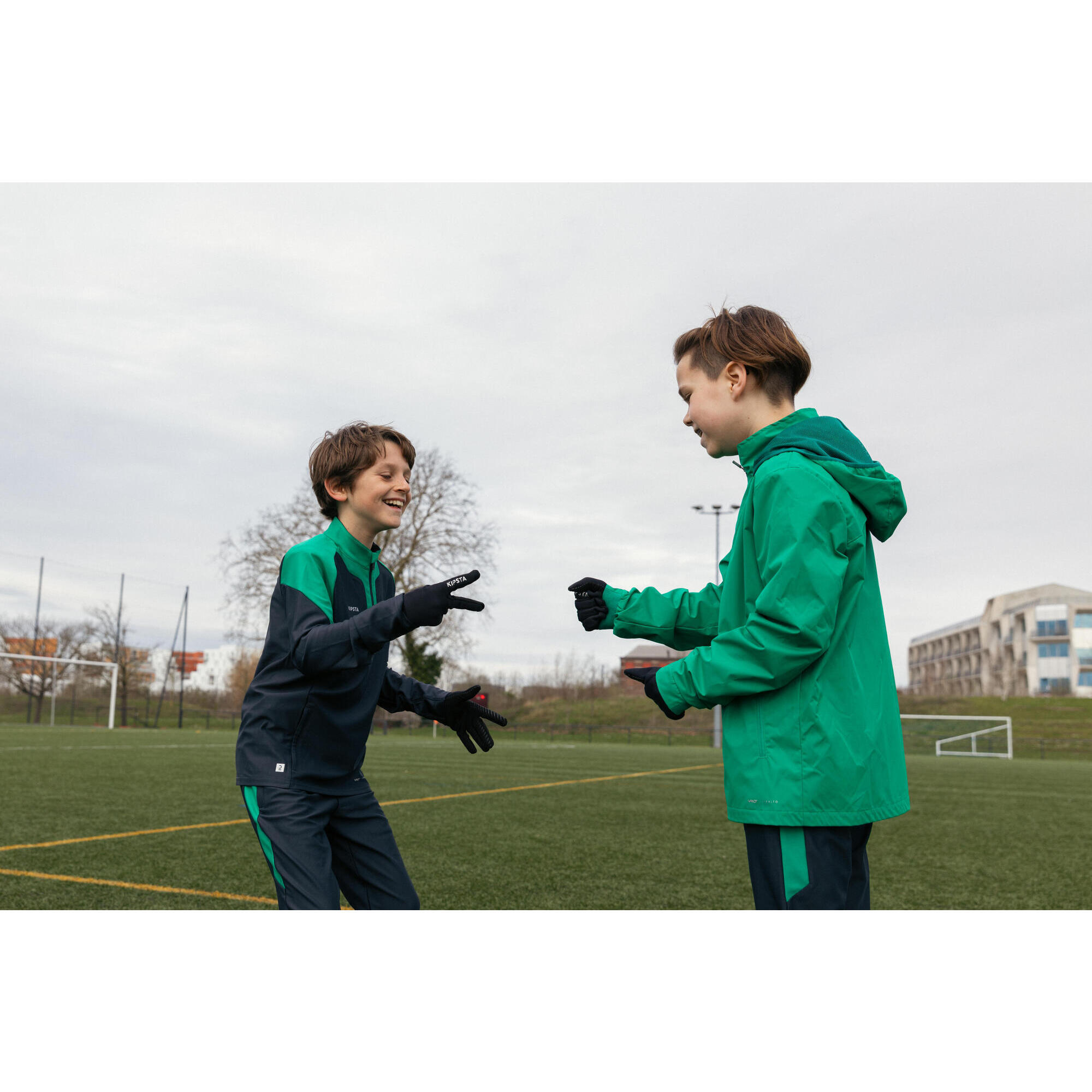 VIRALTO CLUB JR SOCCER RAINCOAT GREEN