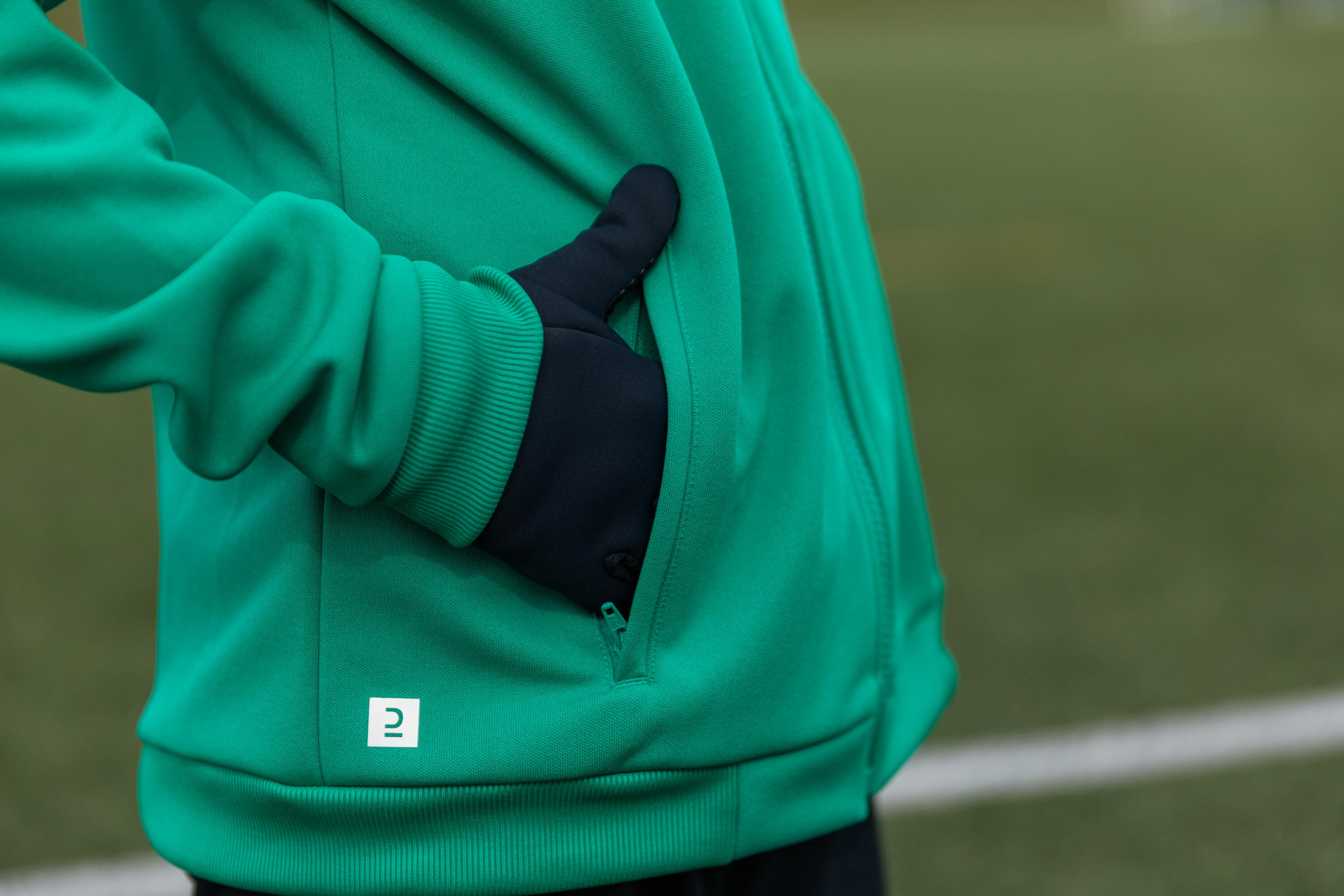 Casaco de Futebol para Treino Criança ESSENTIAL Verde 9/11