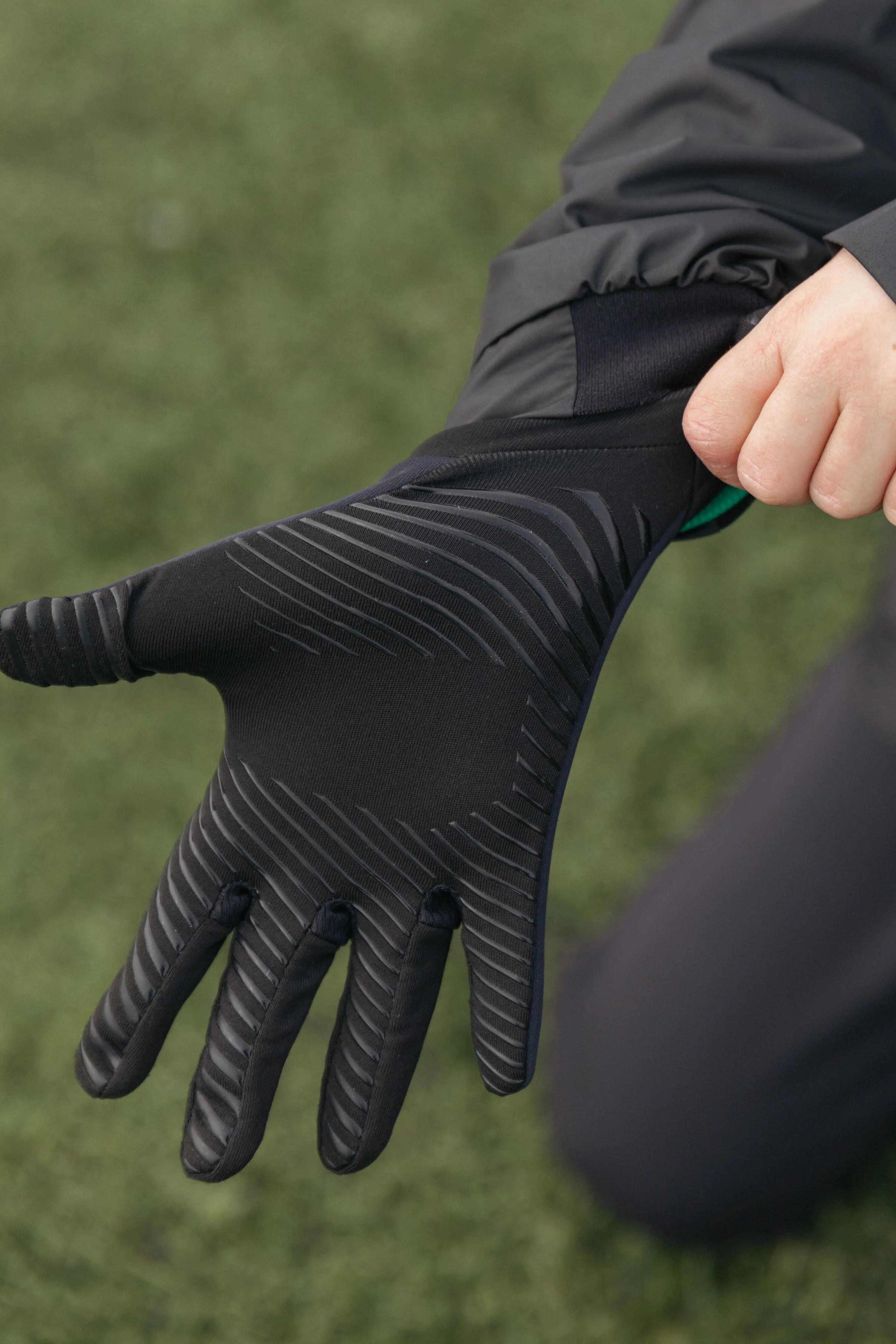 Kids' Soccer Gloves, Keepdry 500 Jr 8/8